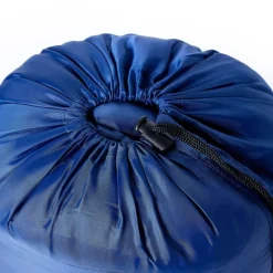 Buitensport*vidaXL Slaapzak voor volwassenen camping 3 seizoenen marineblauw en blauw