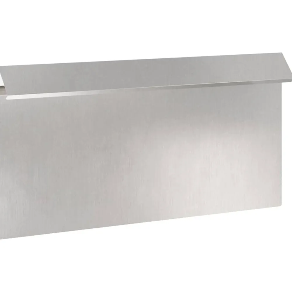 Slakkenhekje Zilver 50 x 3,5 x 25 cm Roestvrij staal>vidaXL Discount