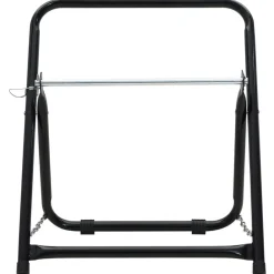 Bouwbeslag*vidaXL Slanghaspelwagen 48 cm 45 kg gepoedercoat staal zwart