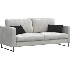 Woon- & Tuinaccessoires*vidaXL Sofa Kussens 2 stuks 50 x 30 cm Stof Zwart