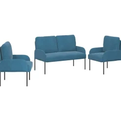 Sofa-Sets met kussen 3 pcs 115 x 56 x 80 cm Multiplex>vidaXL Online