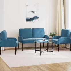 Sofa-Sets met kussen 3 pcs 115 x 56 x 80 cm Multiplex><noscript><img width=