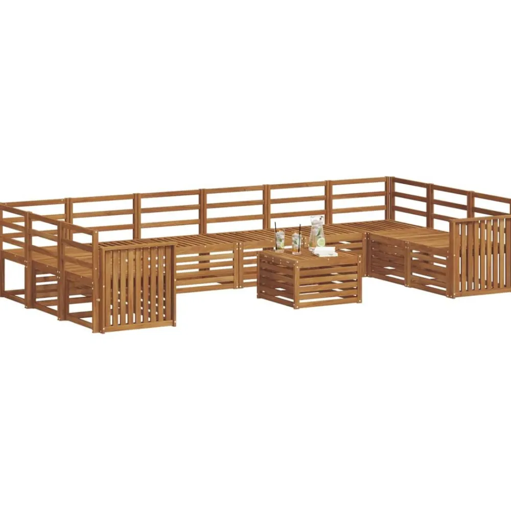 Sofa-Sets Massief Acaciahout>vidaXL