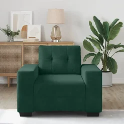 Sofastoel 100x78x80 cm Fluweel><noscript><img width=