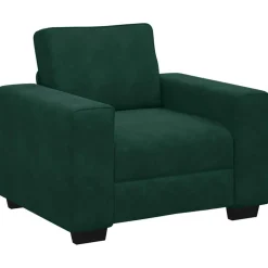 Banken*vidaXL Sofastoel 100x77x82 cm Fluweel Donkergroen