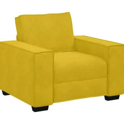 Banken*vidaXL Sofastoel 100x78x84 cm Fluweel Geel