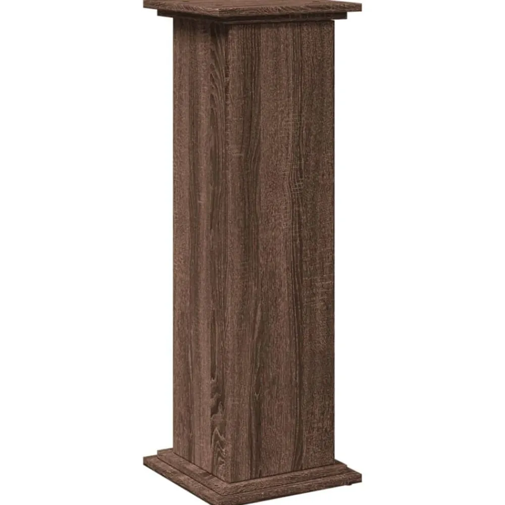 Sokkel met opbergruimte 31x30x90 cm bewerkt hout bruin eiken>vidaXL Discount