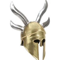 Soldatenhelm Grieks replica LARP staal messingkleurig>vidaXL New