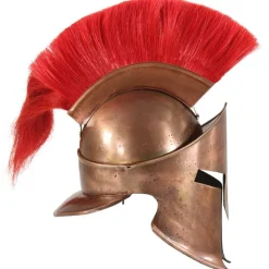 Soldatenhelm Grieks replica LARP staal koperkleurig><noscript><img width=