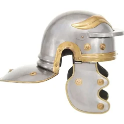 Soldatenhelm Romeins replica staal zilverkleurig><noscript><img width=