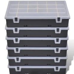 Bouwbeslag*vidaXL Sorteerdozen 6 st