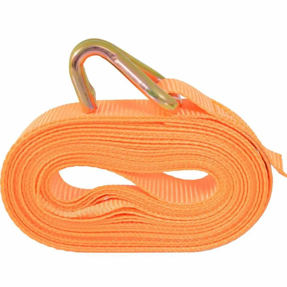 Bouwbeslag*vidaXL Spanbanden 0,4 ton 6mx25mm 4 st Oranje