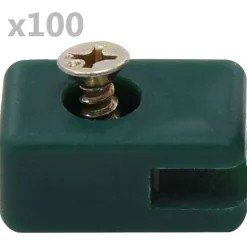 Spandraadhouder met schroef 100 sets>vidaXL Sale