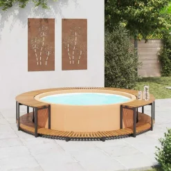 Spa-ombouw 273x53 cm massief acaciahout><noscript><img width=