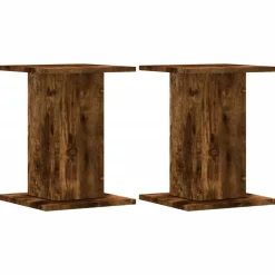 Speakerstandaards 2 st 30x30x40 cm bewerkt hout>vidaXL Sale