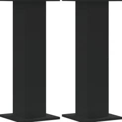 Speakerstandaards 2 st 30x30x80 cm bewerkt hout>vidaXL Clearance