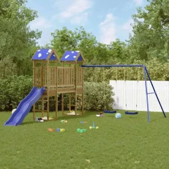 Buitenspeelgoed*vidaXL Speelhuis geïmpregneerd grenenhout