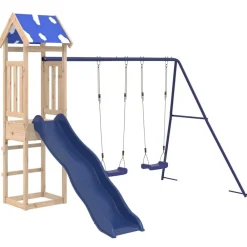 Speelhuis massief grenenhout>vidaXL Discount