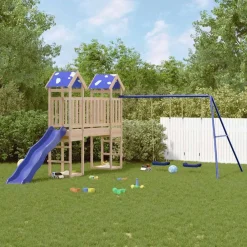 Buitenspeelgoed*vidaXL Speelhuis massief grenenhout