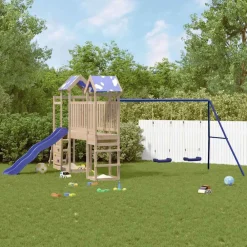 Buitenspeelgoed*vidaXL Speelhuis massief grenenhout