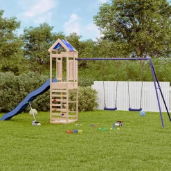 Buitenspeelgoed*vidaXL Speelhuis massief grenenhout