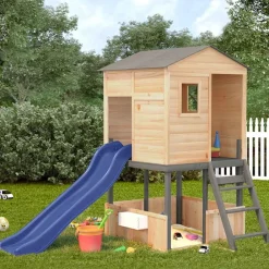 Speelset voor buiten massief sparrenhout>vidaXL Hot