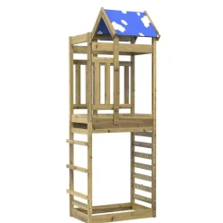 Speeltoren Bruin 85 x 52,5 x 239 cm Massief geïmpregneerd hout>vidaXL Clearance