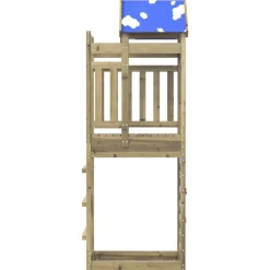 Speeltoren Bruin 85 x 52,5 x 239 cm Massief geïmpregneerd hout>vidaXL Clearance