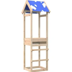 Buitenspeelgoed*vidaXL Speeltoren Bruin 52,5 x 46,5 x 195 cm Massief grenenhout