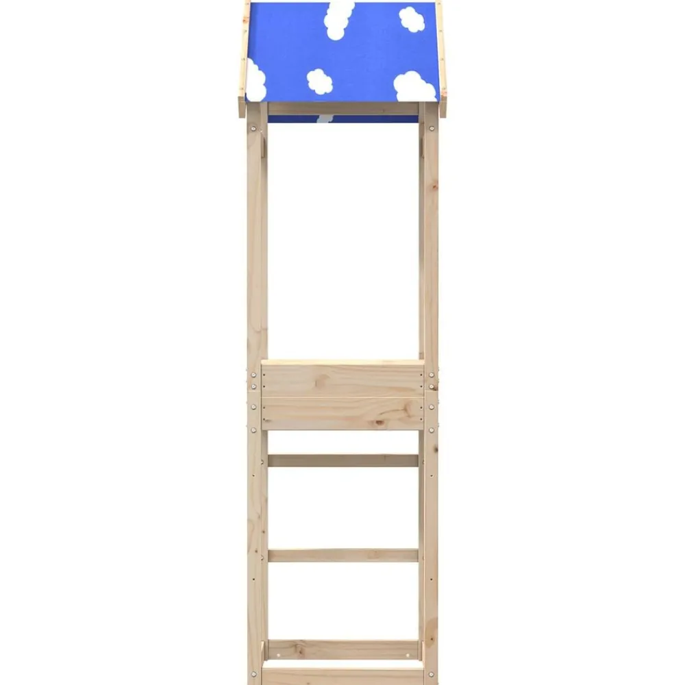 Buitenspeelgoed*vidaXL Speeltoren Bruin 52,5 x 46,5 x 195 cm Massief grenenhout