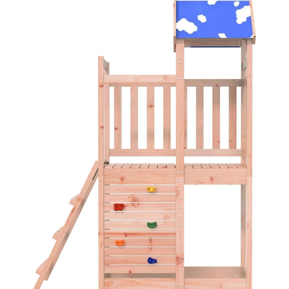 Buitenspeelgoed*vidaXL Speeltoren Bruin 110,5 x 52,5 x 215cm Massief Douglas hout
