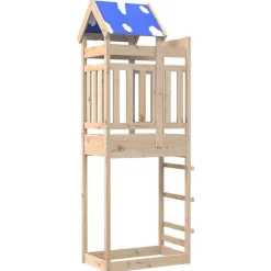 Buitenspeelgoed*vidaXL Speeltoren Bruin 85 x 52,5 x 239 cm Massief grenenhout