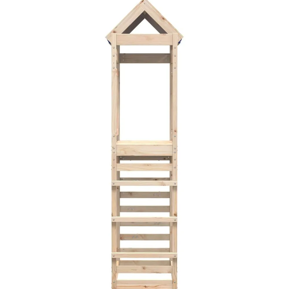 Buitenspeelgoed*vidaXL Speeltoren Bruin 85 x 52,5 x 239 cm Massief grenenhout