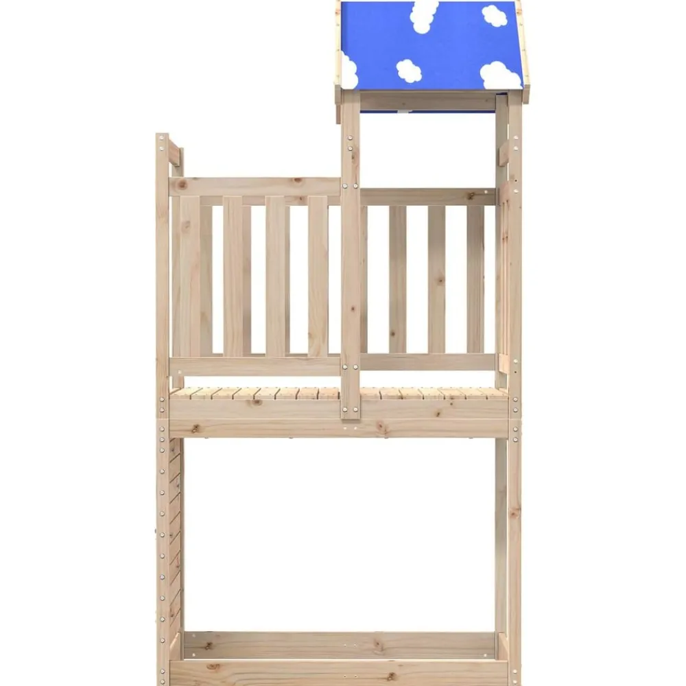 Speeltoren Bruin 110,5 x 52,5 x 215 cm Massief grenenhout>vidaXL Hot
