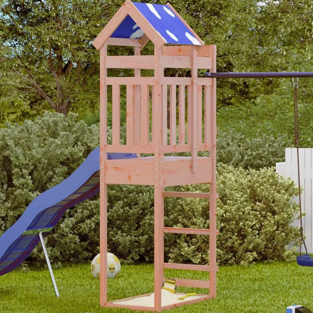 Buitenspeelgoed*vidaXL Speeltoren Bruin 85 x 52,5 x 239 cm Massief Douglas hout
