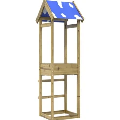 Buitenspeelgoed*vidaXL Speeltoren Bruin Massief geïmpregneerd hout