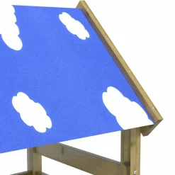 Buitenspeelgoed*vidaXL Speeltoren Bruin Massief geïmpregneerd hout