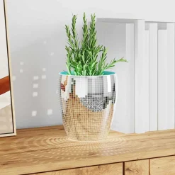 Spiegelmozaïek Tegel Geometrisch 3 pcs Zilver 30 x 30 cm Glas>vidaXL