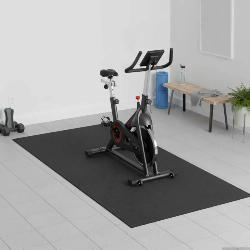 Fitness*vidaXL Sportbeschermingsmat Zwart 120 x 60 x 0,6 cm PVC met hoge dichtheid