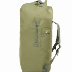 Bagage & Tassen*vidaXL Sporttas legerstijl 85 L Olijfgroen