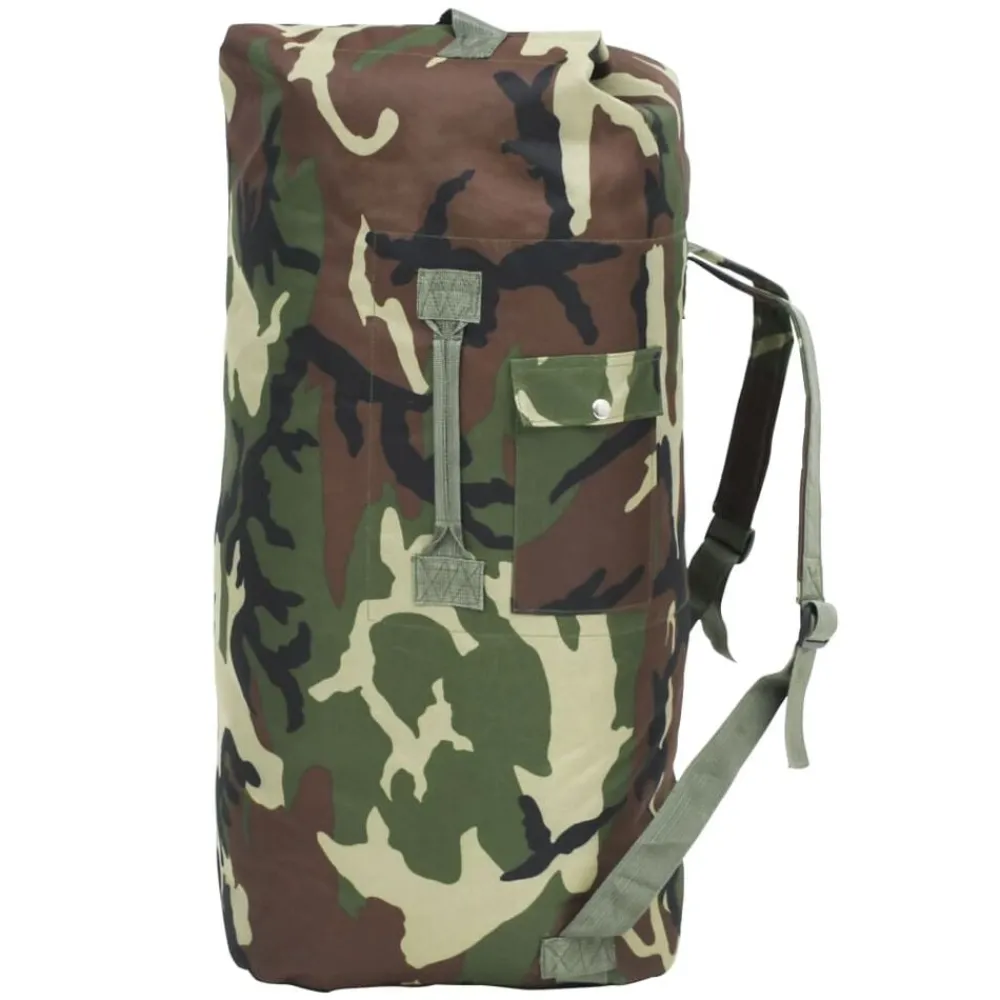 Bagage & Tassen*vidaXL Sporttas legerstijl 85 L Camouflage