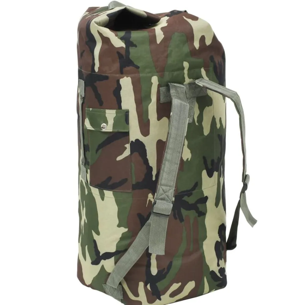 Bagage & Tassen*vidaXL Sporttas legerstijl 85 L Camouflage