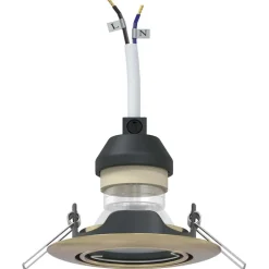 Verlichting*vidaXL Spotje 6 pcs 9 x 9 x 2.5 cm Metaal Koper