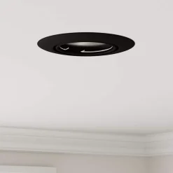 Verlichting*vidaXL Spotje 6 pcs 9 x 9 x 2.5 cm Metaal Zwart