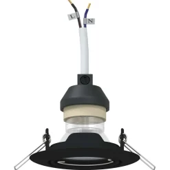 Verlichting*vidaXL Spotje 6 pcs 9 x 9 x 2.5 cm Metaal Zwart
