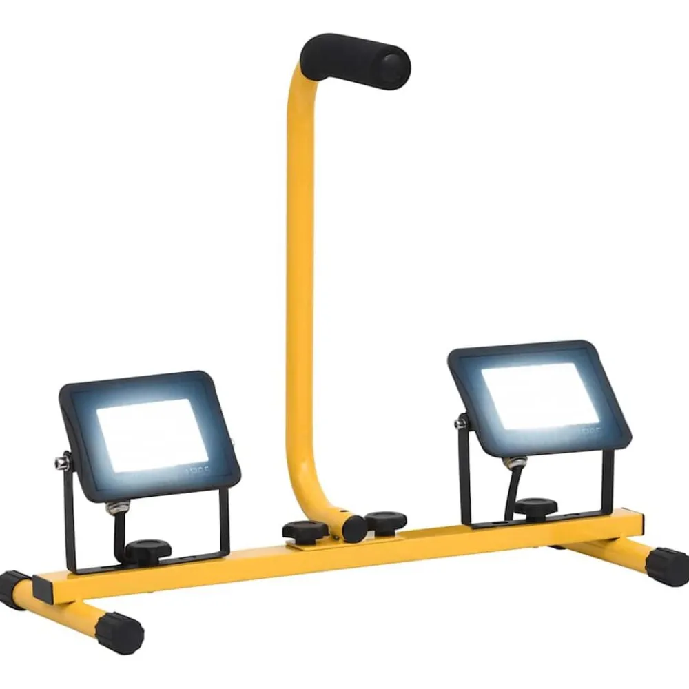 Verlichting*vidaXL Spotlight met handvat LED 2x20 W Koudwit