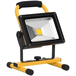 Verlichting*vidaXL Spotlight met handvat oplaadbaar LED 30 W Koudwit