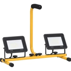 Verlichting*vidaXL Spotlight met handvat LED 2x30 W Warmwit