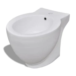 Staand bidet rond keramiek wit>vidaXL New