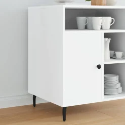 Bouwbeslag*vidaXL Staande Poten 2 pcs Zwart 40 x 40 x 100 mm IJzer